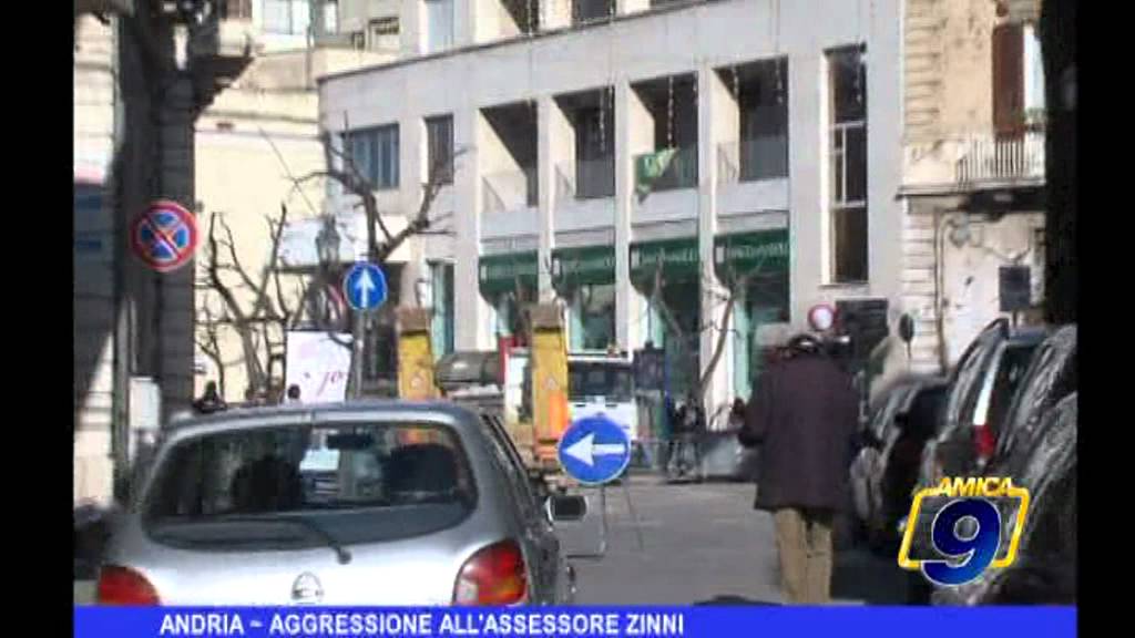 Andria | Aggressione all'assessore Zinni