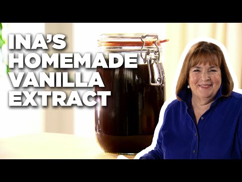 How to Make Ina's Homemade Vanilla Extract | Barefoot Contessa: Cook Like a Pro | Food