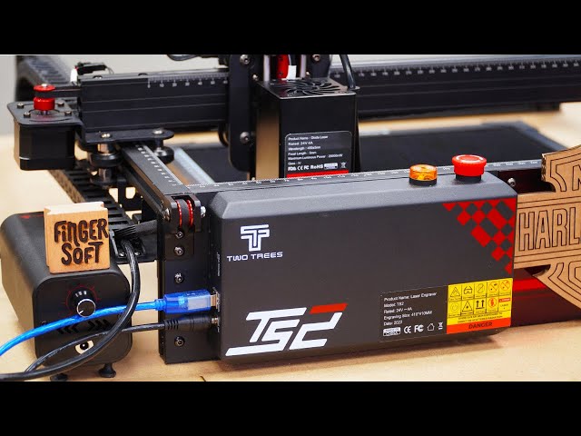 A small budget for a cool device! Twotrees TS2-20W #cnc - YouTube
