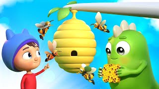 Животные Для Детей - Песенка Пчелки - Музыкальные Мультики Для Малышей Сина И Ло