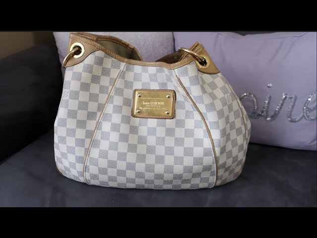 LOUIS VUITTON Damier Azur Galliera PM Hobo Shoulder Bag