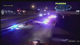 Crash with injuries shuts down all lanes on I-95 North at JTB