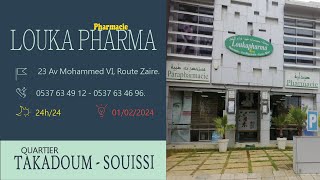 pharmacies Garde rabat TAKKADOUM - SOUISSI Ouvertes aujourdhui ? Du 29 Janvier Au 4 Fevrier 2024