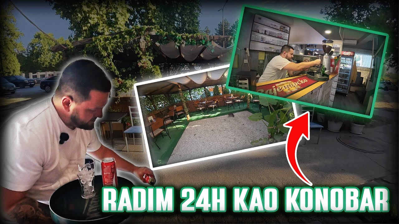 RADIM KAO KONOBAR U KAFICU 24h