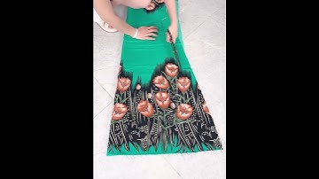 Thumbnail of Make a simple dress out of silk cloth