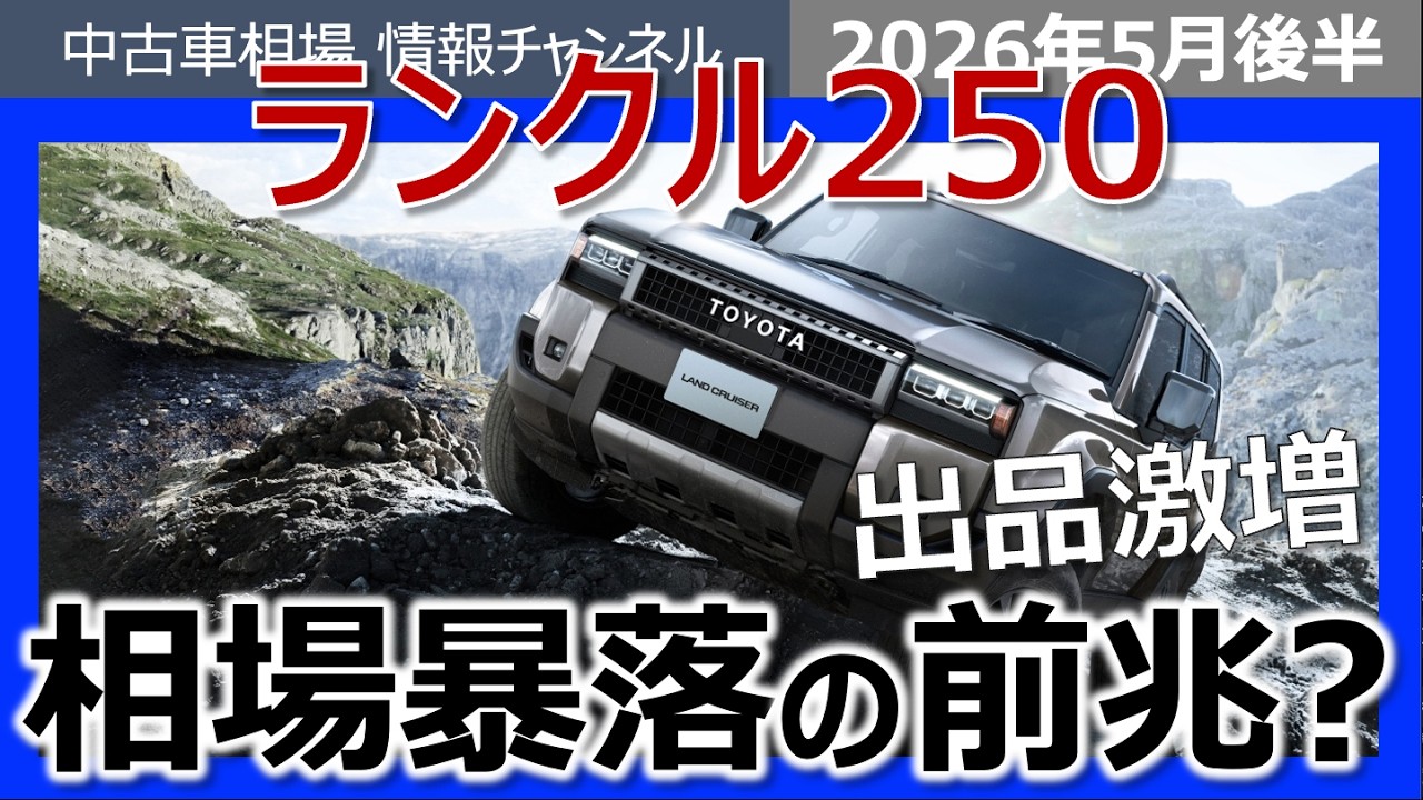 Market crash!?] The latest market price for the Land Cruiser 250