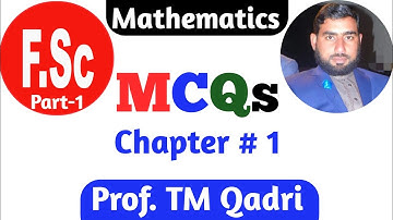 1st Year Math Solved M.C.Q