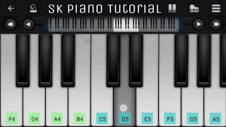 AAKHRI ISHQ (Dhurandhar The Revenge), Jubin Nautiyal - Mobile Perfect Piano Tutorial screenshot 4