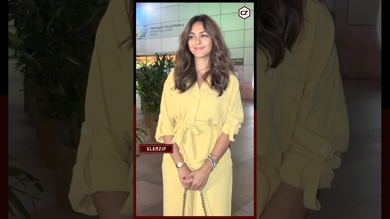 Mrunal Thakur Spotted at Airport – Effortless Travel Style! ✈️✨ | 