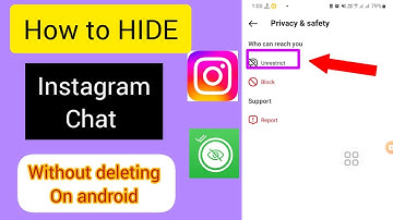 How To Hide Instagram Chat Without Deleting Them || Hide Instagram Chat-2025