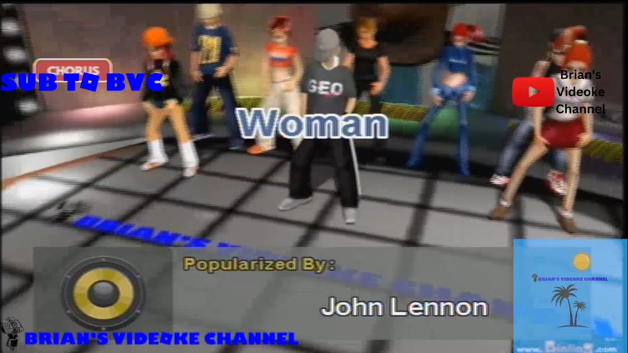 Woman John Lennon (Karaoke) YouTube