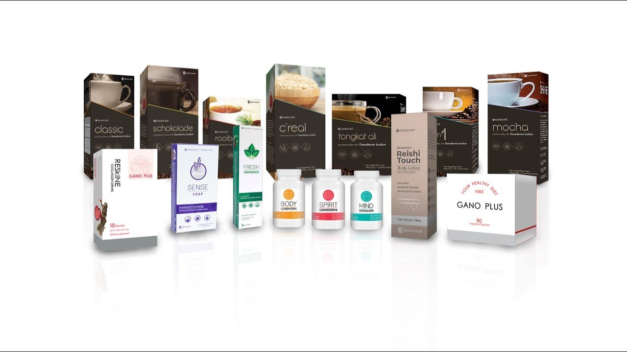 Productos con Ganoderma Lucidum “Reishi” de Ganoexcel