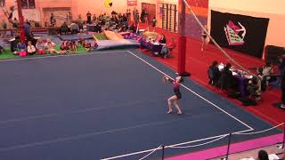 2019 Totally Rockin 80's Meet Rohnert Park Ella Craig's Floor Routine Level 6 Girls Team