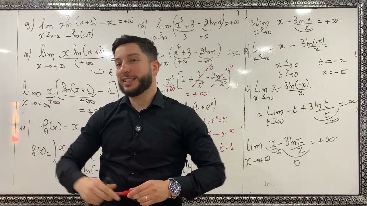 الدوال اللوغارتمية | الجزء 2 | حساب النهايات بطريقة إحترافية شوف و استمتع