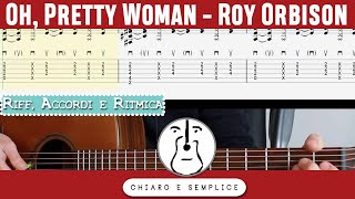 Oh pretty woman (Roy Orbison) - Tutorial chitarra riff e ritmo