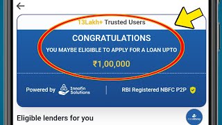 InstaMoney CONGRATULATIONS YOU MAYBE ELIGIBLE TO APPLY FOR A LOAN UPTO ka matlab