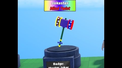 How to get the NEW Jokester Hammer in Roblox Hammers