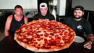 WE HAD TO FINISH A CRAZY 17 LB PIZZA
