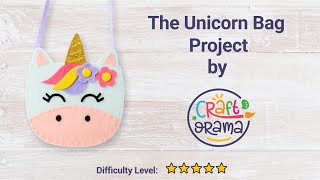 Information Unicorn Shoulder Bag – Easy Sewing Tutorial for Kids | Craftorama News