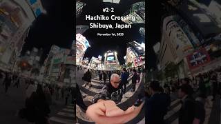 Hachiko Crossing 360 at night Shibuya, Japan 2/2 #themagiccrayons #shibuyacrossing  #渋谷区 #foxracing