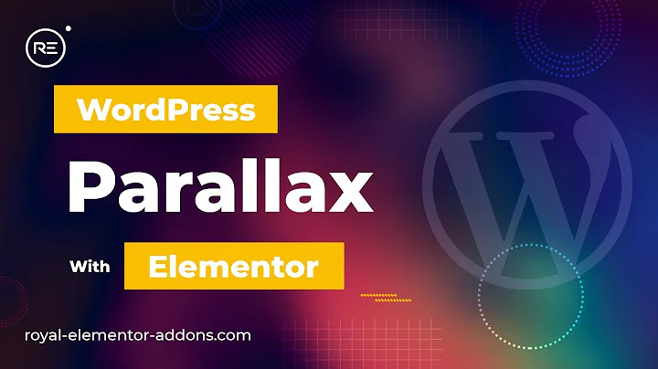 Elementor Parallax Scrolling Effect Tutorial - Free Elementor Parallax Plugin