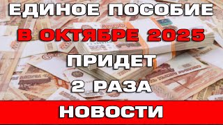 картинка: Единое пособие придёт в октябре 2025 дважды Новости