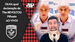 Thumbnail for "Cara, é ASSUSTADOR o Tite FALAR ISSO!" OLHA essa RESPOSTA que foi DETONADA por Pilhado no Flamengo