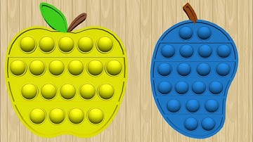 Pop It Fruits! Very satisfying and relaxing ASMR slicing game