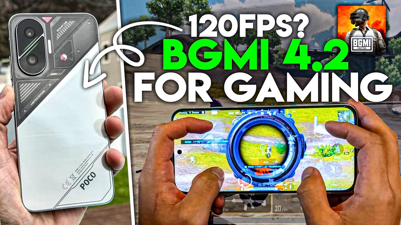 POCO F7 BGMI 4.2 Update Gaming Test: 120 FPS Unlocked? 😱 2026 | Heating & Battery Test | Worth It?😩