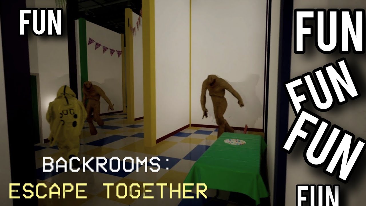 UN DIVERTIDO FINAL | BACKROOMS ESCAPE TOGETHER LEVEL FUN - YouTube