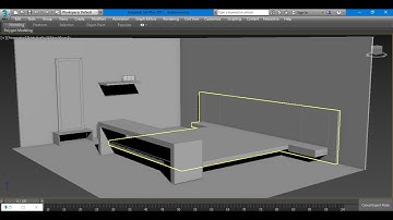 Tutorial on Modeling, Texturing & Lighting a 3D Stylish Bedroom in 3dsmax using Vray ( Part 1 )