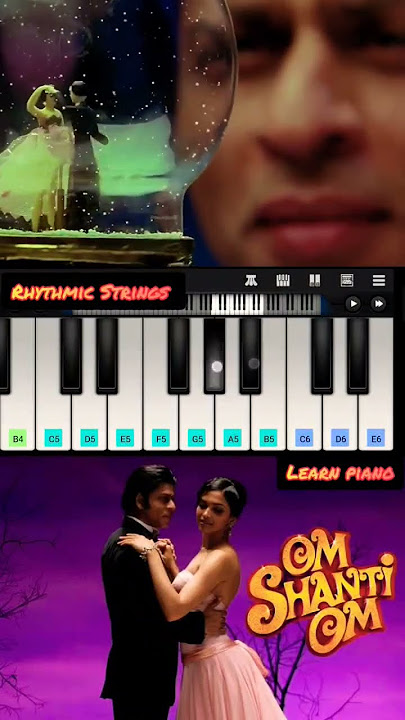 Om Shanti Om Piano Tutorial | Walkband | Shah Rukh Khan | Deepika Padukone | Sonu Nigam | #trending