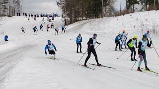 50. Tartu Maraton 2024  31km  alla 3h suusatajad  Arula 1. laskumine