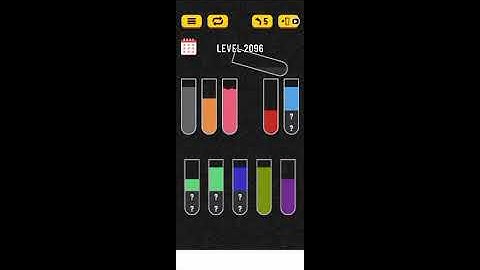 water sort puzzle level 2096