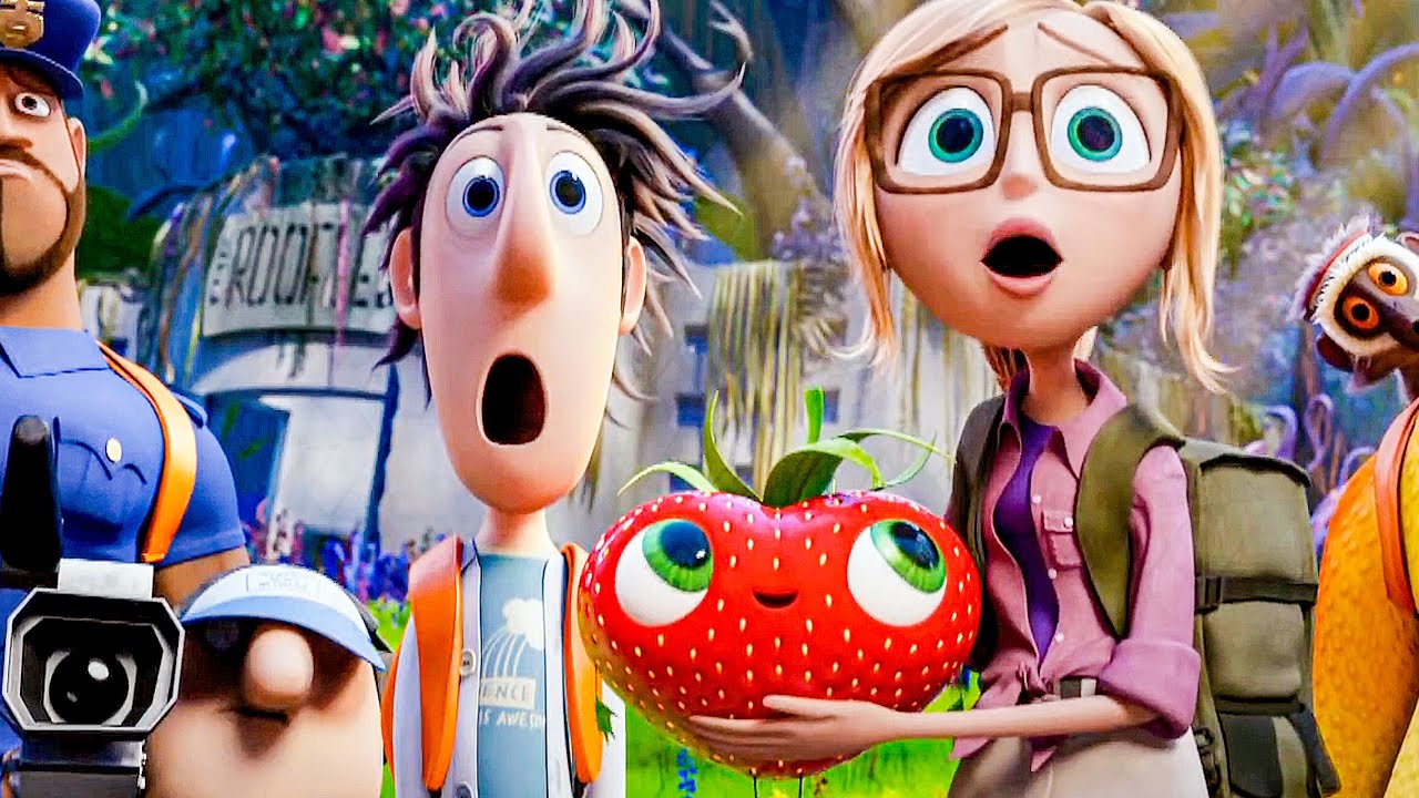 Cloudy with a Chance of Meatballs 2, trailer, 2013, all movie clips, comp.....