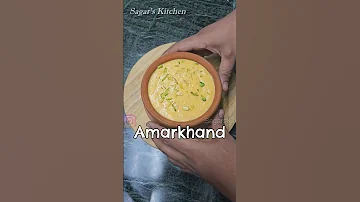 Amarkhand Mango Srikhand Recipe #YouTubeShorts #Shorts #Viral #Srikhand #Amarkhand #MangoRecipe