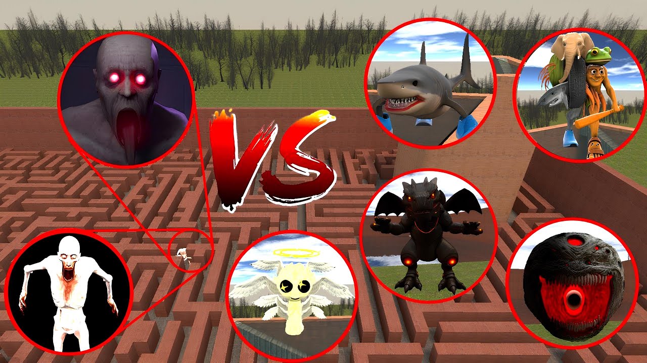 Tung Tung Tung Sahur VS Cholala VS Sonic VS SCP 096 In Garry's Mod.