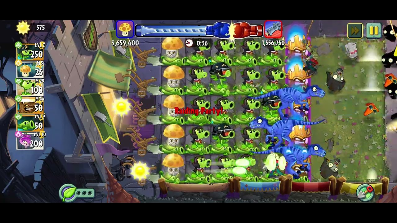 plants vs zombies 2 mega gatling pea!almost 4.9 million. - YouTube