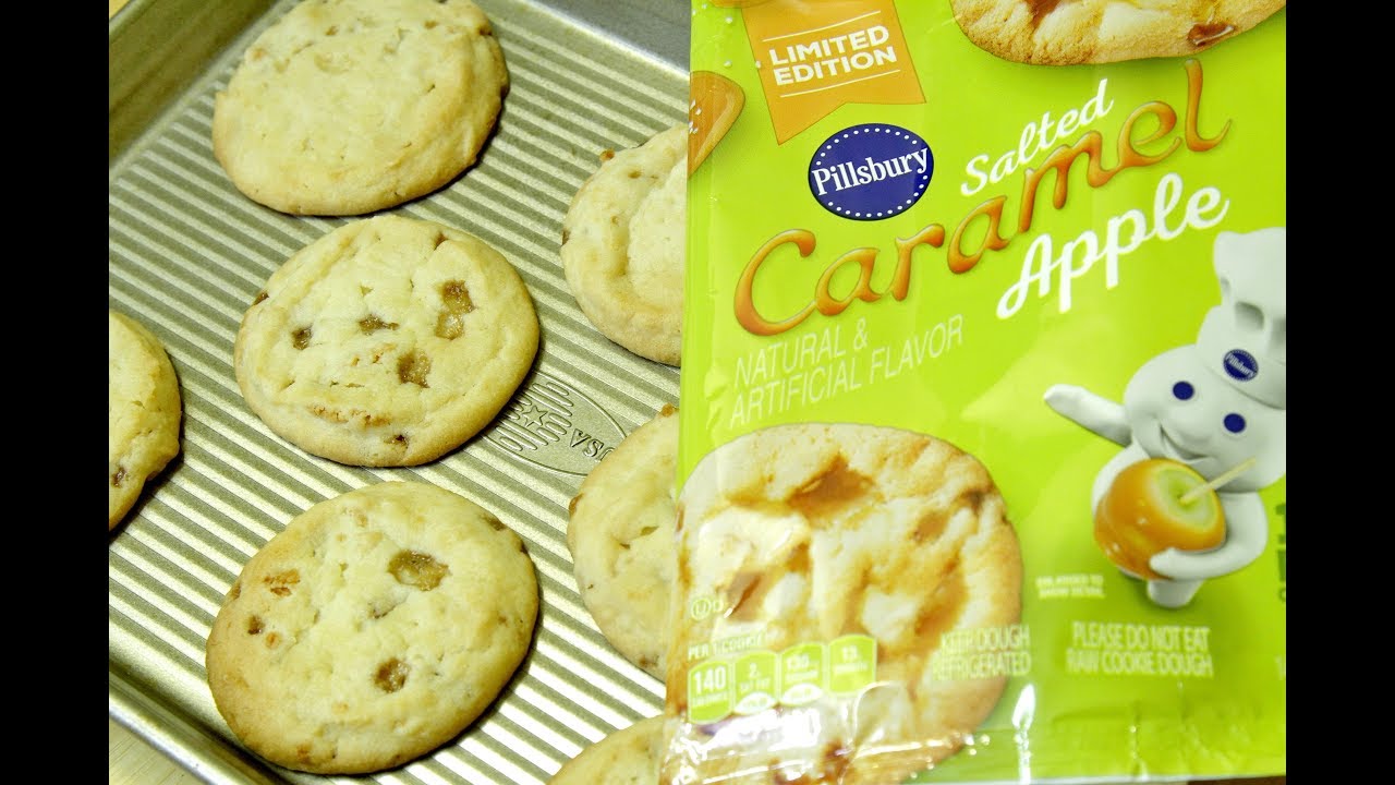 Pillsbury Salted Caramel Apple cookies YouTube