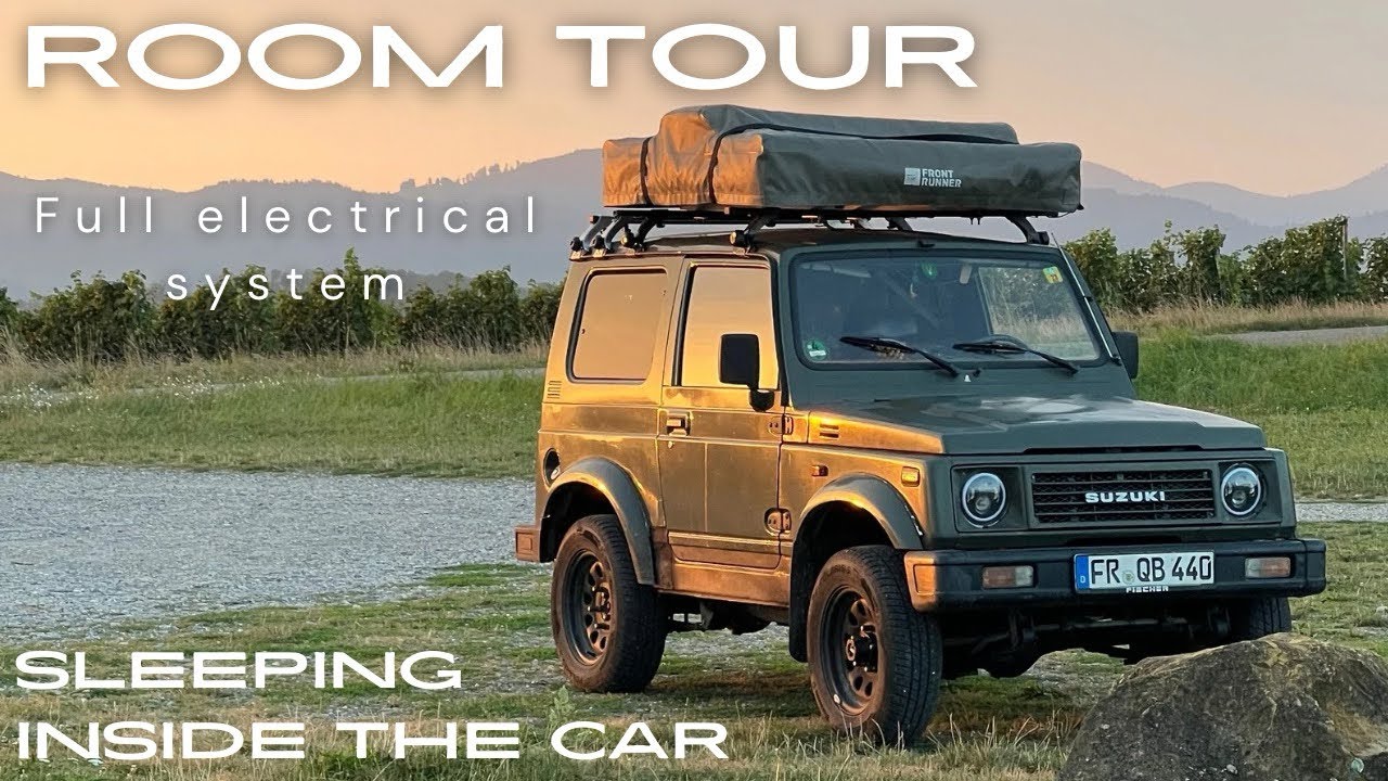 Room tour of my Suzuki Samurai | Tiny off-road camper