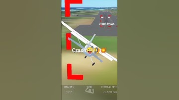 crash on Cessna 172#aviation #avgeeks #flightsimulator
