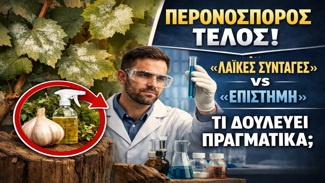 Περονόσπορος ΤΕΛΟΣ! Λαϊκές Συνταγές vs Επιστήμη: Τι Δουλεύει ΠΡΑΓΜΑΤΙΚΑ;