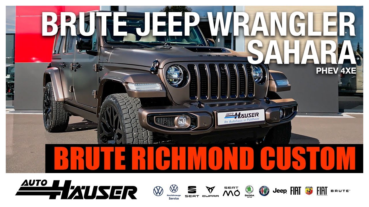 BRUTE Jeep Wrangler Sahara PHEV 4xe RICHMOND CUSTOM LED