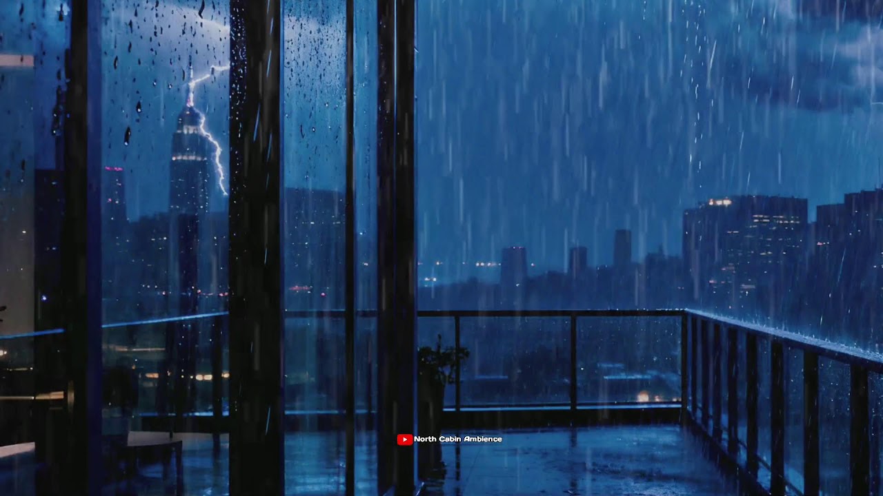 LIVE 24/7 Lofi Hip Hop Radio 🌧️ Rainy New York Night – Relaxing Beats for Sleep & Study