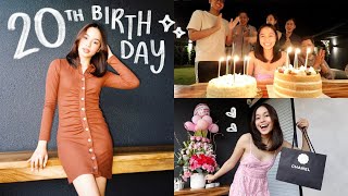 My 20th Birthday *at home* + Haul 🍸 | ThatsBella