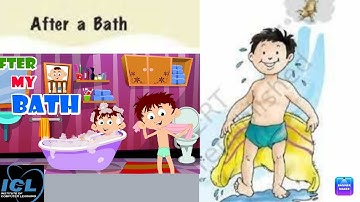 After A Bath - Nursery Rhymes  || Class 1 English Unit 2 Full explanation with Questions answers