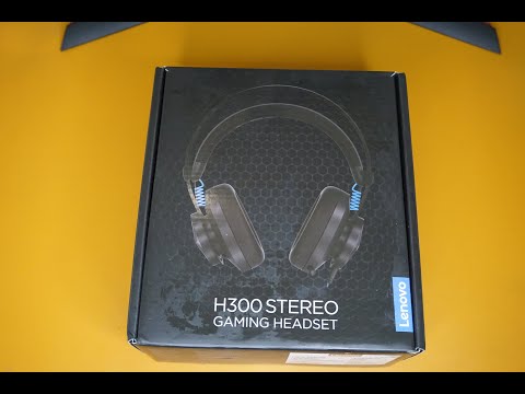 Lenovo Legion H300 Stereo Gaming Headset Unboxing