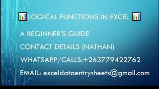 Excel Logical Functions