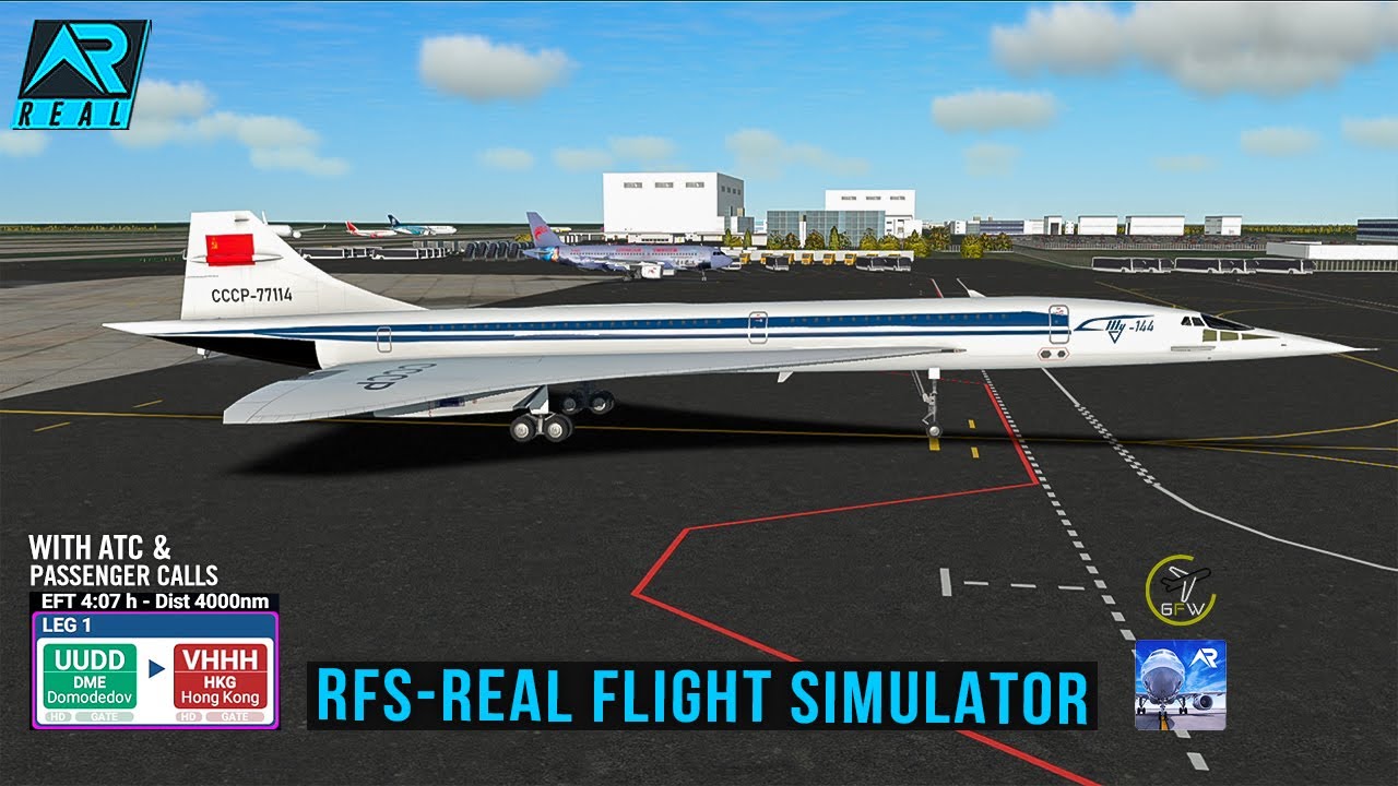 RFS - Real Flight Simulator- Москва-Гонконг |||Полный полет||Concorde||Aeroflot||FullHD||