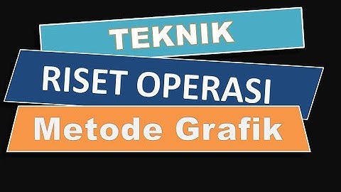 TEKNIK RISET OPERASI, METODE GRAFIK( SOLUSI OPTIMUM/MINIMUM )